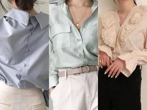 「衬衫的款式」论高级感是怎么练成的?学学精致女孩这样穿,时髦个性又迷人