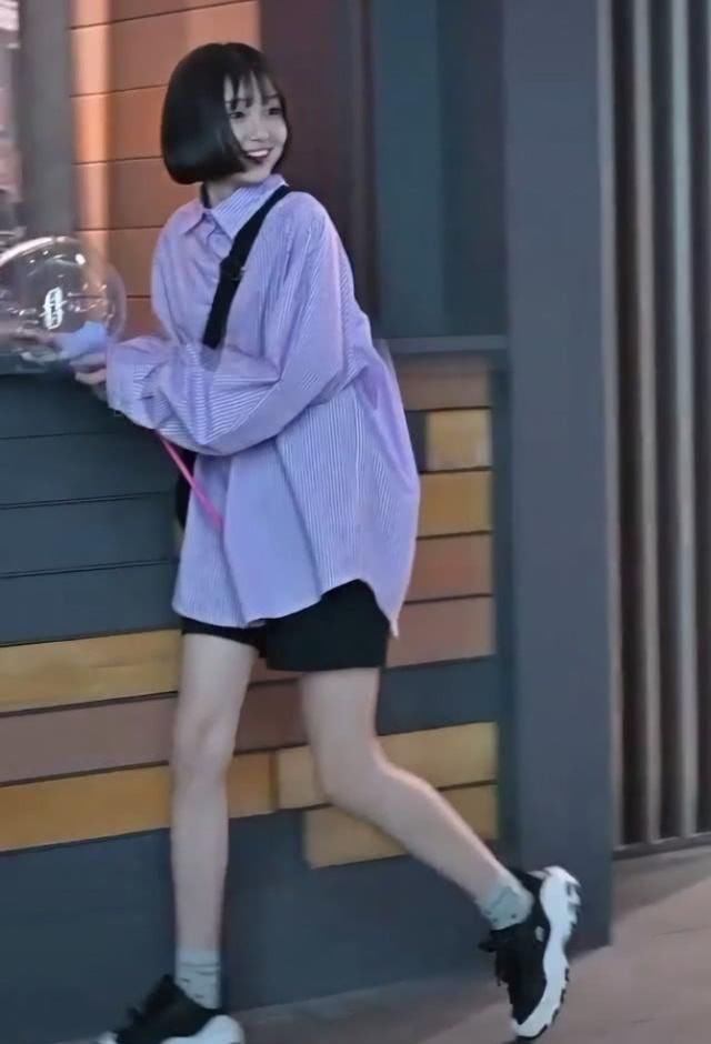  『建议』一直建议小个子别穿老爹鞋，当看到小姐姐穿了之后，强烈推荐！