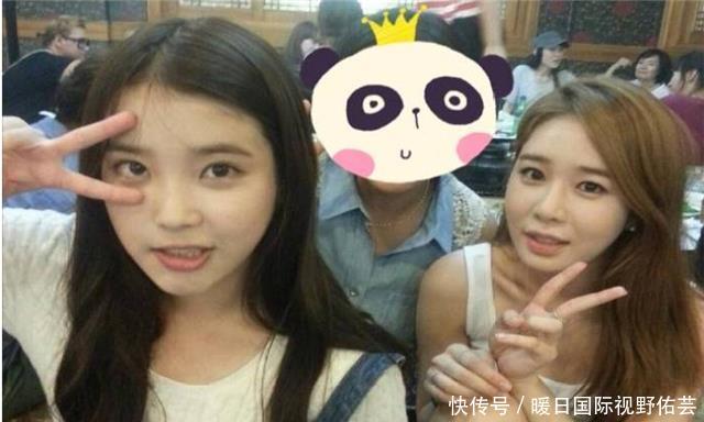 有一种友情叫做IU与刘仁娜!都是好看的小姐姐