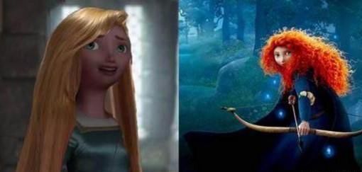 当迪士尼公主们互换发型，艾莎变丑了，贝儿依旧美丽!