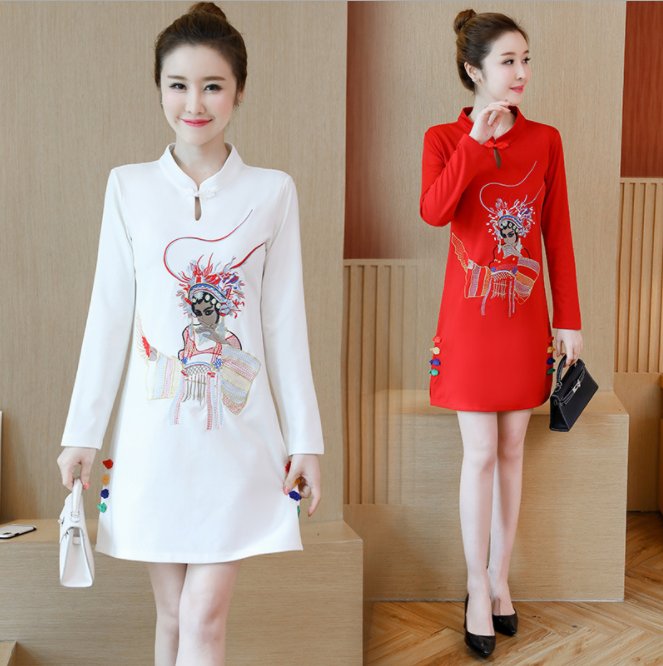 如果你不太美,就试试这样优雅的旗袍,素雅时尚,典雅矜贵韵悠扬