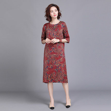 中秋来临!一发薪水，就给婆婆买这样的妈妈装，瘦到看不出180