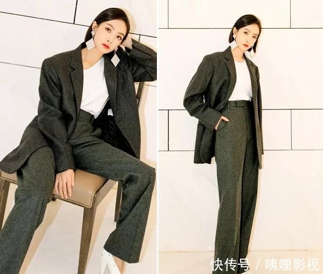  得来：攻气十足的小仙女们,当然得来件oversize的西服!