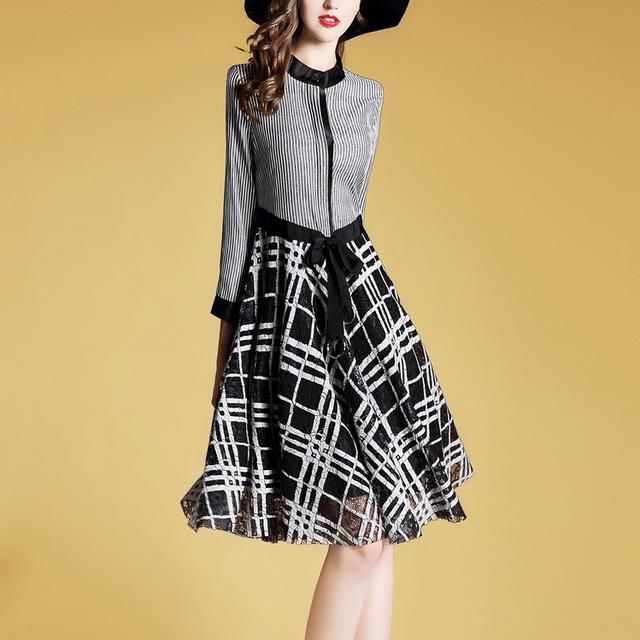 女人长得再漂亮，也别穿打底裤!瞧刚上新的“秋裙”，简直美翻天