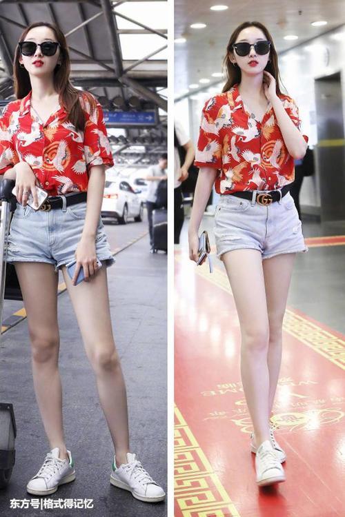 蒋梦婕长出名了，这么短的热裤硬要穿，网友：腿长一米一我都信！