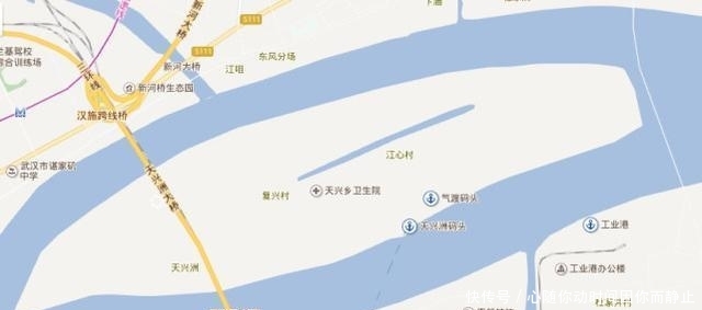  移动|武汉一座会“漂移”的岛, 每年移动110米