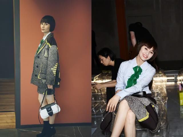 40岁袁泉瘦成纸片人，这麻杆腿跟鲁豫相差无几！