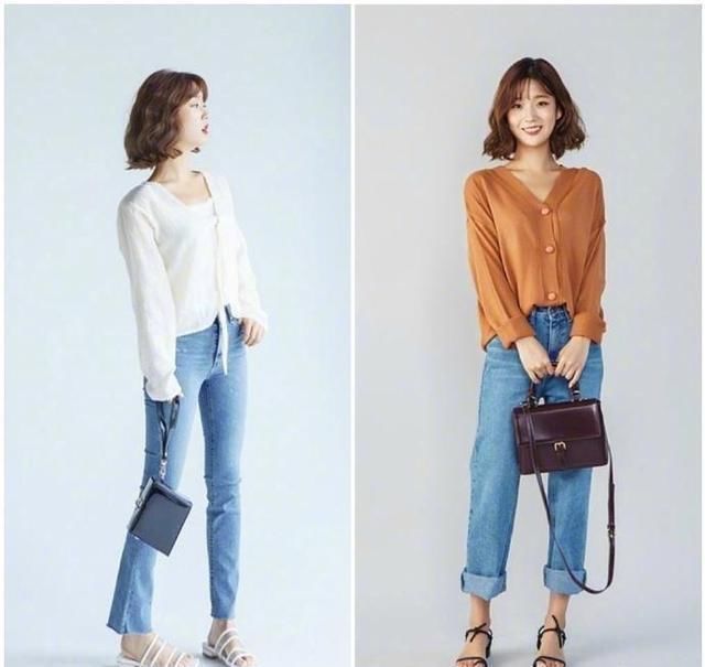 牛仔裤的初秋日常穿搭，让你时髦又减龄！