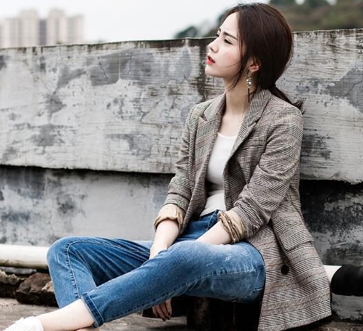 好不容易遇上的套装，比裙子还好看，穿上这几款秋装，美若天仙