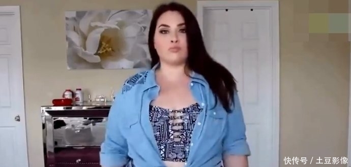 #漂亮#谁说胖女孩不漂亮,这名女孩让你打破对胖的观念