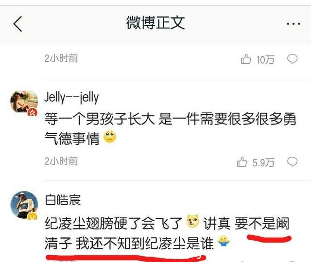 阚清子发文宣布分手，纪凌尘回应成渣男语录，网友纷纷站队清子！