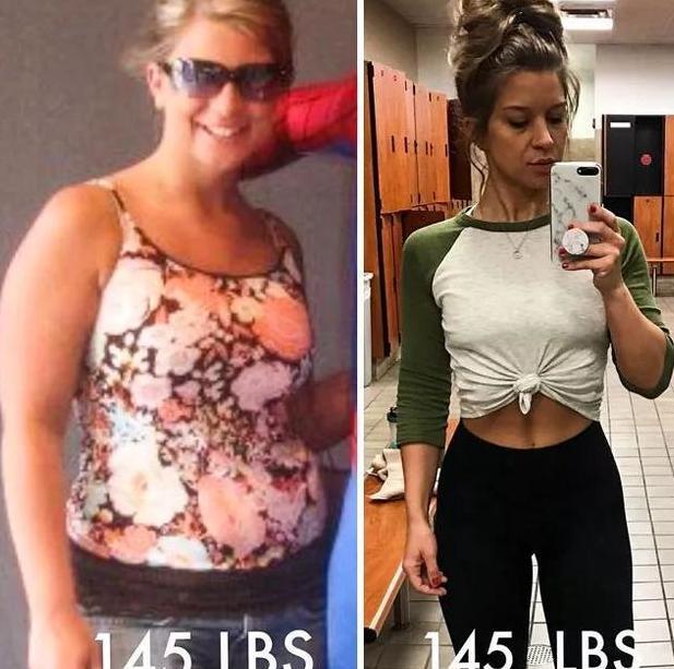 28-同是100斤，练瑜伽和不练瑜伽，身材差别有多大