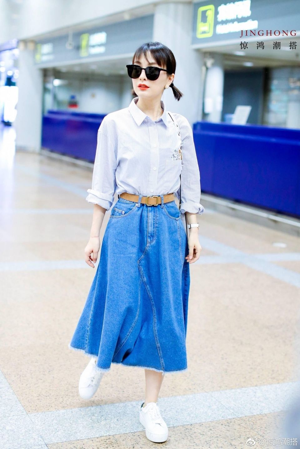 吴昕学孙怡唐艺昕梳超火双马尾，结果少女感变装嫩，看得人好尴尬