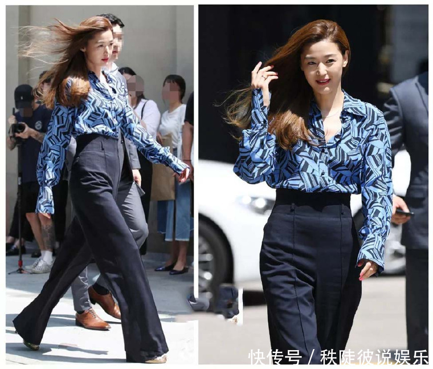 同样是辣妈，杨幂撞衫全智贤，网友中国人的穿法韩国人表示佩服