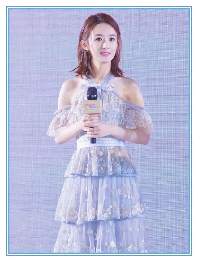 看了李冰冰的蛋糕裙,再看看赵丽颖,终于知道女王和公主的差距了