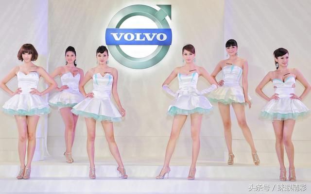 Volvo车展“女神”车模,极品大长腿的香车美人