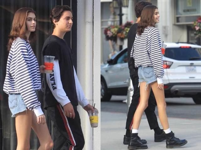 超模辛迪克劳馥17岁女儿身高185, 基础款巴黎出街引得外媒疯狂