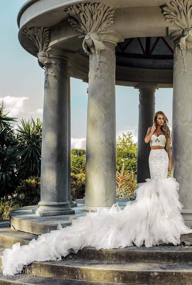  「系列」Nektaria 婚纱系列 垂坠华丽婚纱带给新娘好心情