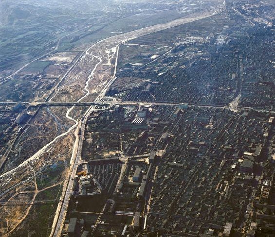 老照片:航拍30年前的中国各城市，看看有没有你的家乡