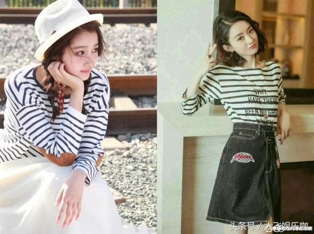 31岁赵丽颖撞上了21岁关晓彤，网友：真嫩和装嫩一目了然！