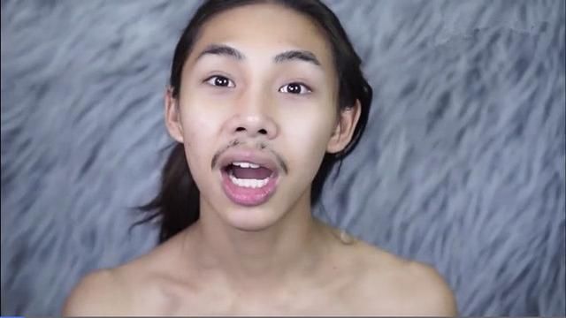 化妆术有多神奇？泰国小哥秒变气质女神，网友：再也不相信化妆了