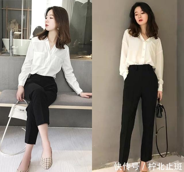 #春夏#春夏必备的白衬衫,这样搭配,轻松穿出时尚感!