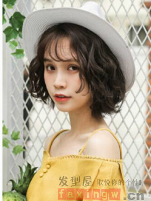 清新女生太阳帽发型 每一寸阳光都在温柔着你