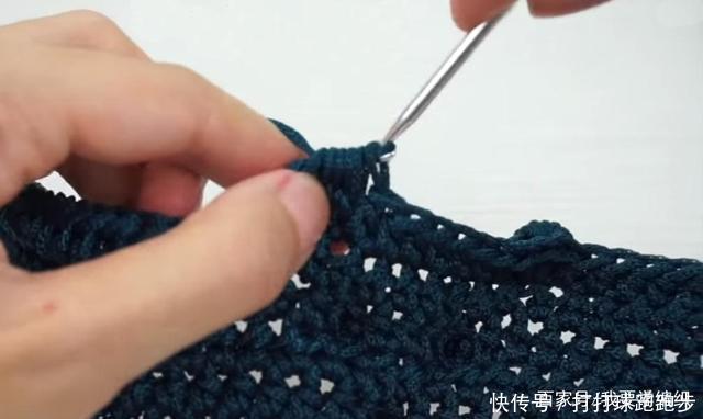 『不加不减钩一行中长』出门背个这样的包包,大大小小的物品全能收纳其中,流浪汉包教程