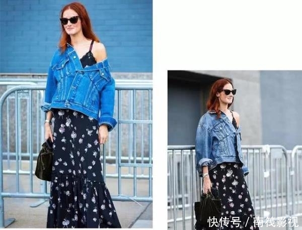  『印花单品』“印花”遇到“牛仔”后不难驾驭，时髦精首选，减龄又吸睛