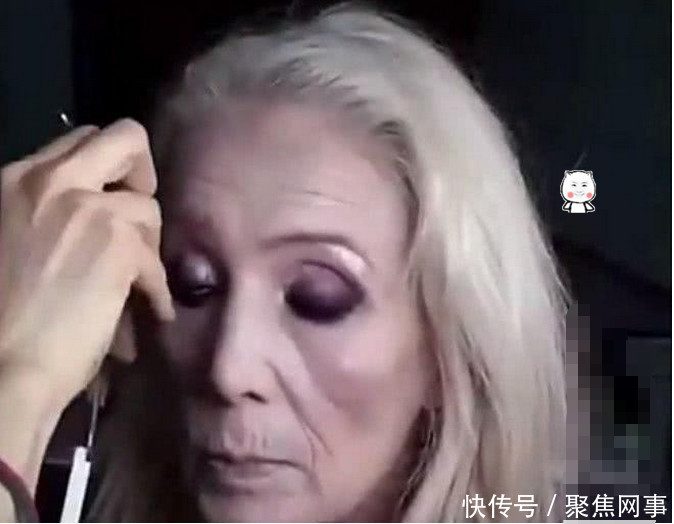 70岁奶奶化妆走红,想让老伴看到最美的自己,化完后年轻20岁