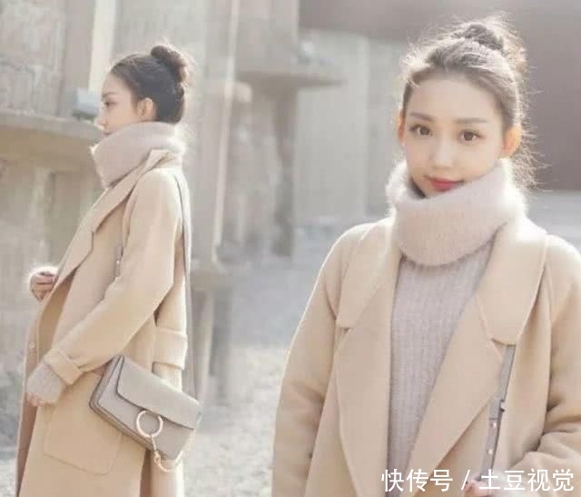  [女人]一个精致的女人冬日离不开羊绒大衣，时髦修身，显得时尚利落