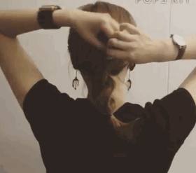 30秒get马思纯baby热巴同款夏日清凉扎发