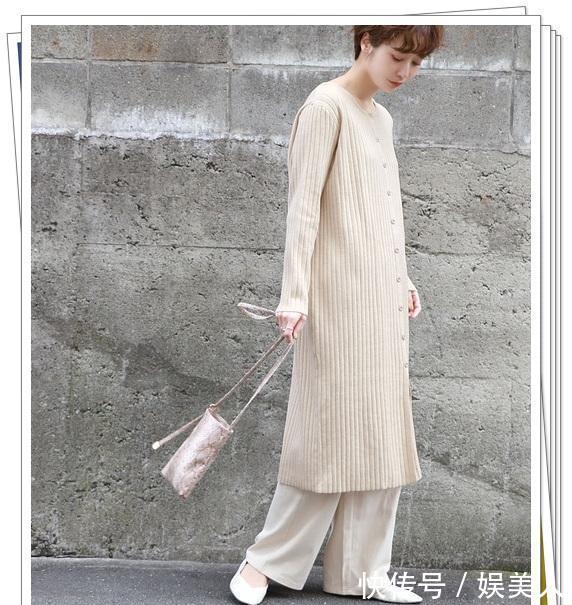  感觉■穿上就变时尚的“长开衫”look，充满感觉的日系成熟穿搭分享