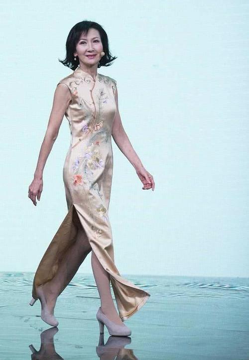 上了年纪的女人果然不能太瘦，陈美琪满脸皱纹，看着比赵雅芝老好