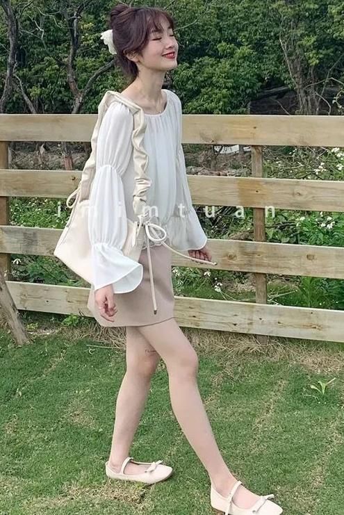  「针织」粉色控女孩无法拒绝的穿搭，从针织毛衣到粉嫩小短裙，清纯到底