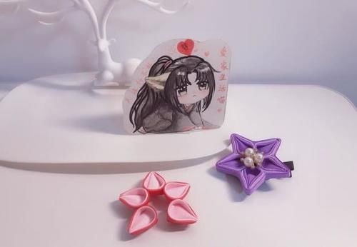  形状@你喜欢星星吗？用丝带做个星星发夹吧！