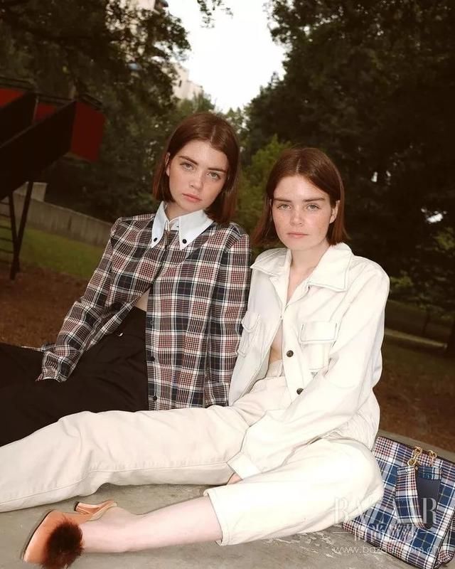 双胞胎在时尚圈正流行，而她们1+1