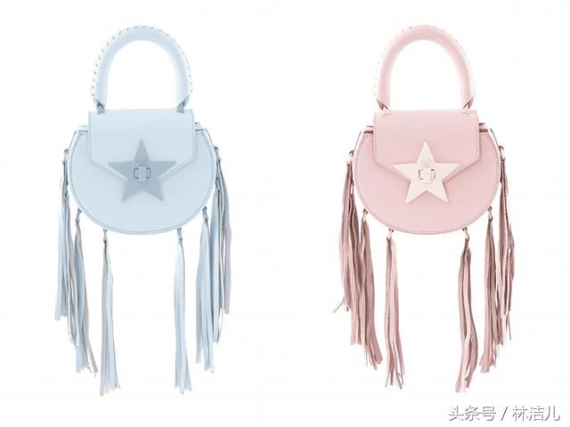 这个颜色的包包还真是清凉又减龄，娜扎唐嫣背上它立马变少女了！