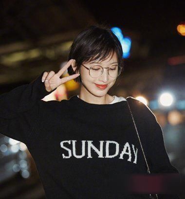 张俪短发发型,适合广大妹子们平时梳理的发型!