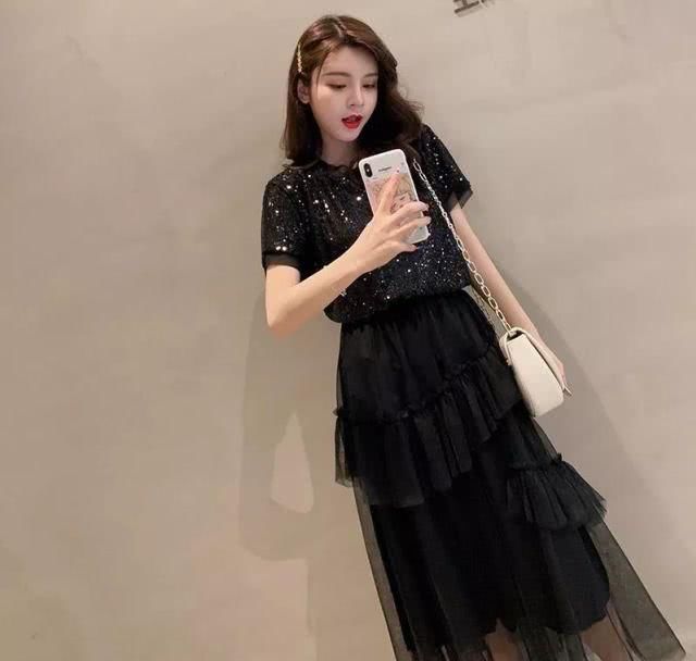 『件套』春季出门,建议穿这新式网纱裙!洋气又吸睛,特好看