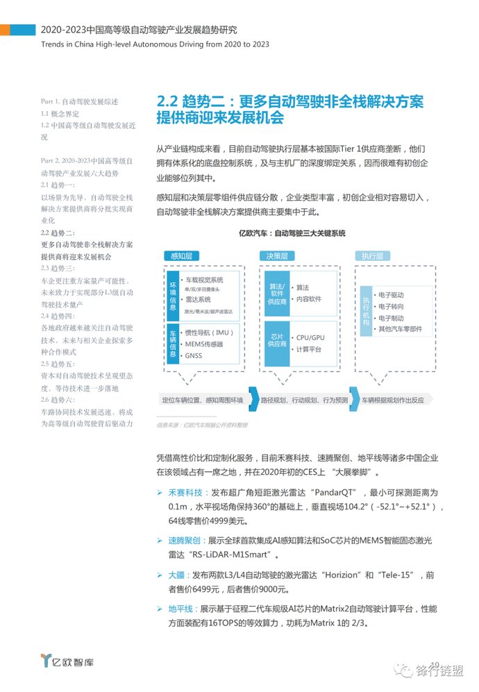  「中国」2020-2023中国高等级自动驾驶产业发展趋势研究