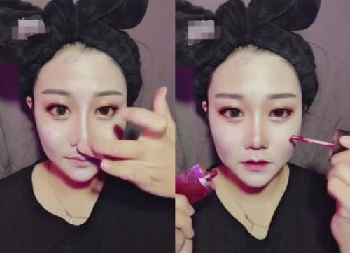 油腻大妈化妆秒变网红小姐姐,网友:这哪是化妆,简直是整容!