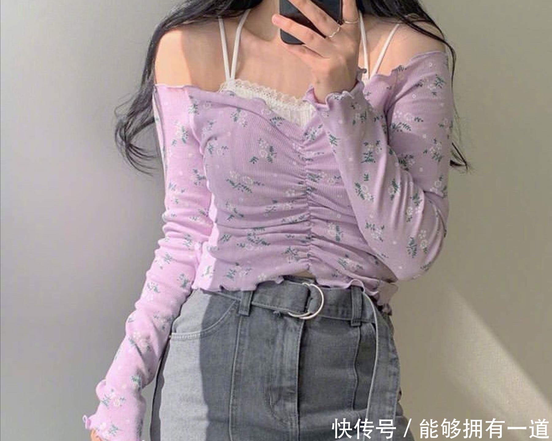 #碎花#甜美复古系少女穿搭,碎花上衣真的是太好看啦,不愧是今年最流行单品