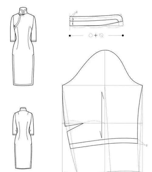  『分享』你喜欢旗袍吗？喜欢做衣服吗？旗袍纸样设计分享