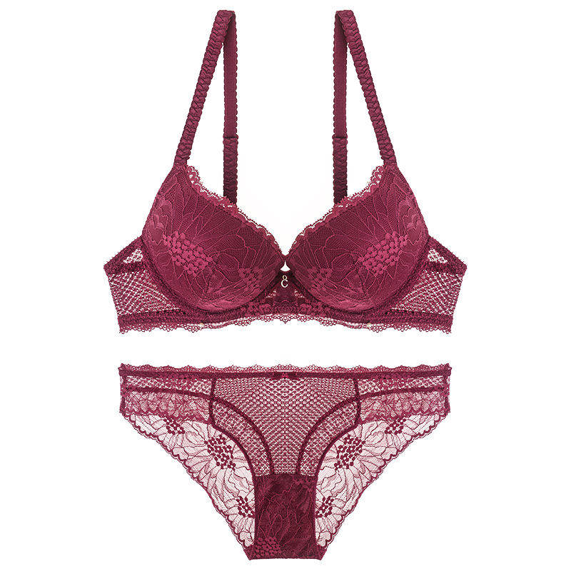 好害羞~老公送我的“透明”文胸+内内，好性感，超显S身材