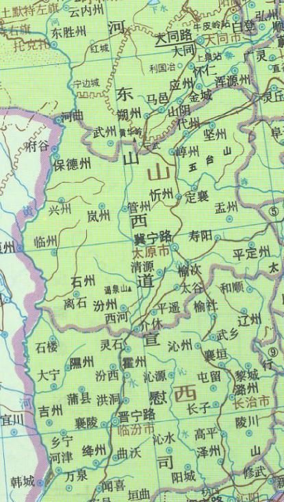  「山西」山西、山东两省名字之中的都有个“山”字，它究竟指的