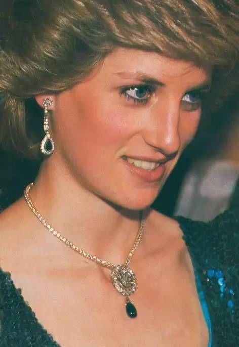 胸针迷戴胸针的戴安娜