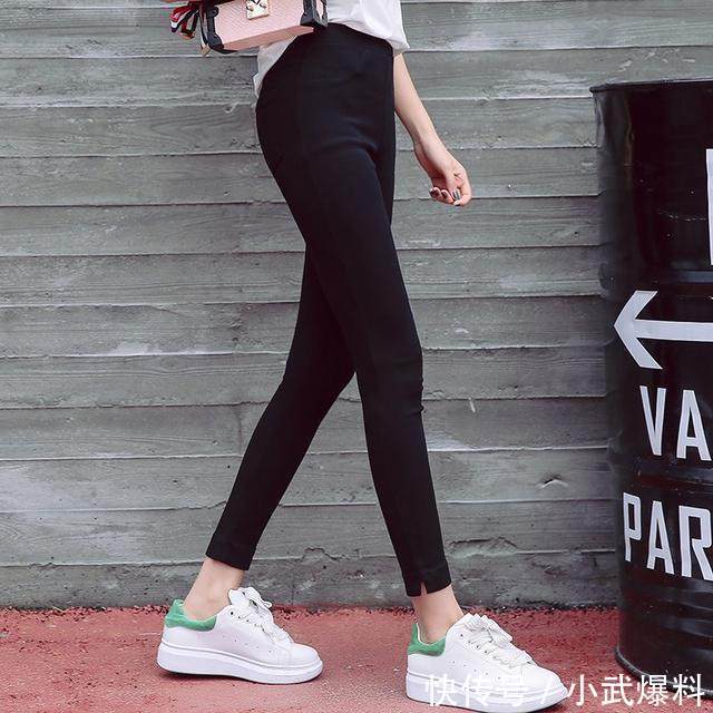 还在穿防走光打底裤就过时了 现在流行可外穿的打底裤了