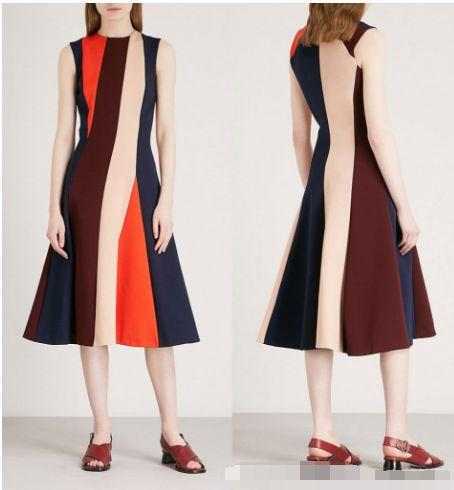 第一夫人梅拉尼娅一改严肃脸, 穿13厘米高跟鞋为贝嫂带货连衣裙