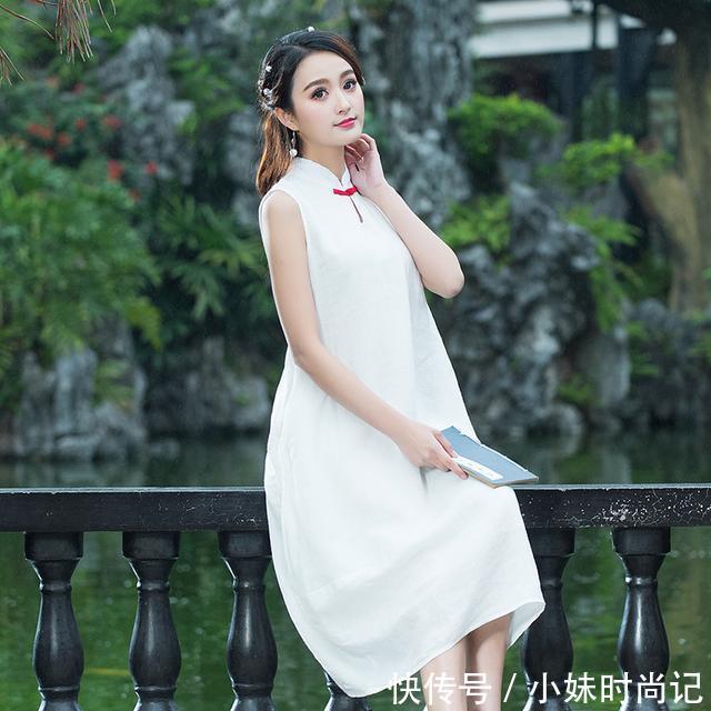 舒适■旗袍挑身材不好穿,旗袍连衣裙却是不挑人,遮盖缺点尽显女性美